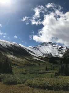 Three Peak Outfitters flatbush alberta beautiful valley with mountain scenery